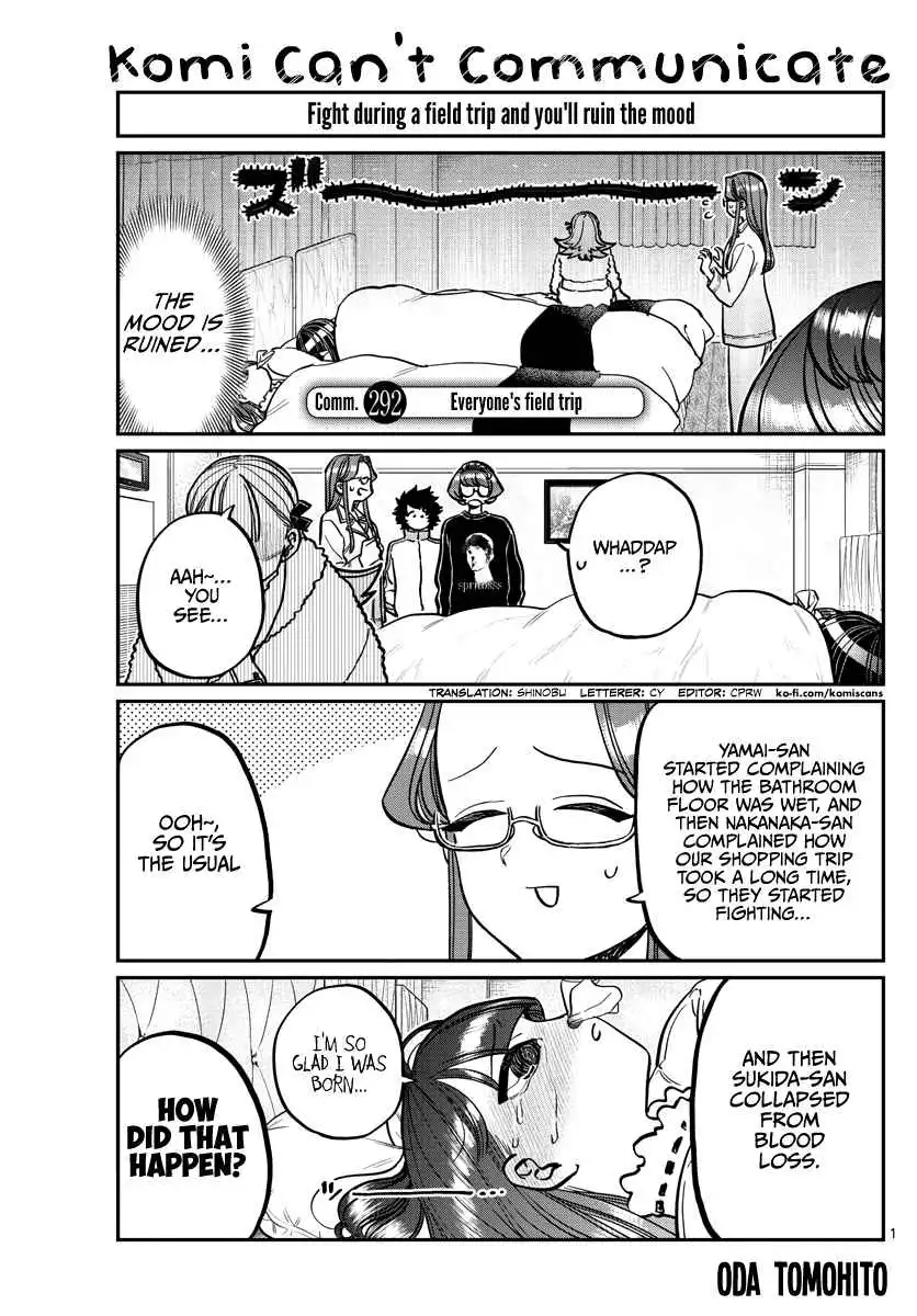 Komi-san wa Komyushou Desu Chapter 292 1